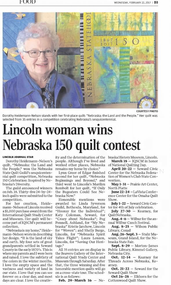 Clipping from Lincoln Journal Star